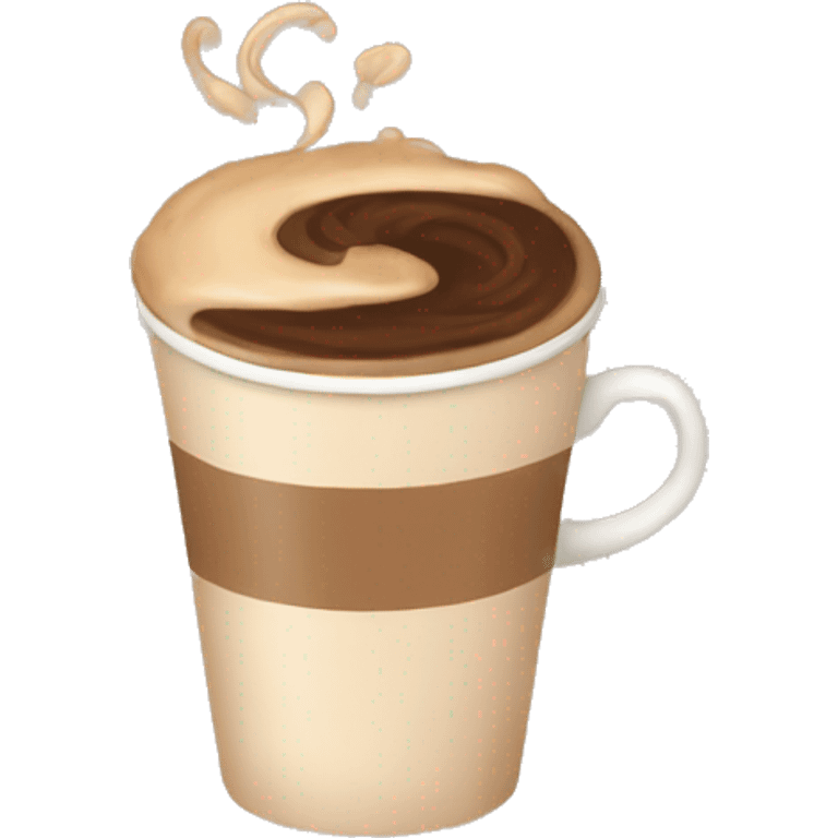 Cute coffee beige aesthetic  emoji