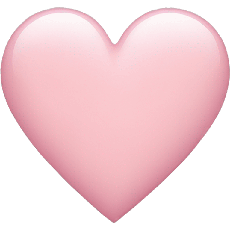 Light pink heart emoji