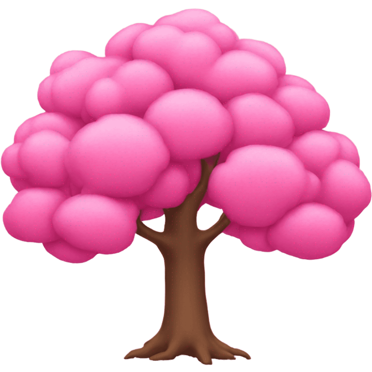 pink tree emoji