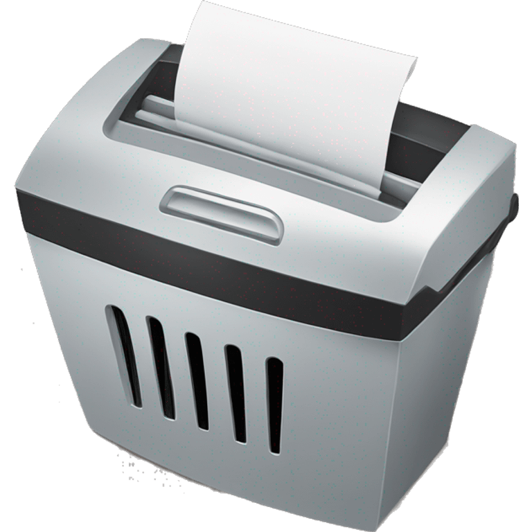 paper shredder emoji