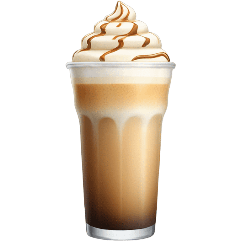 Iced latte  emoji