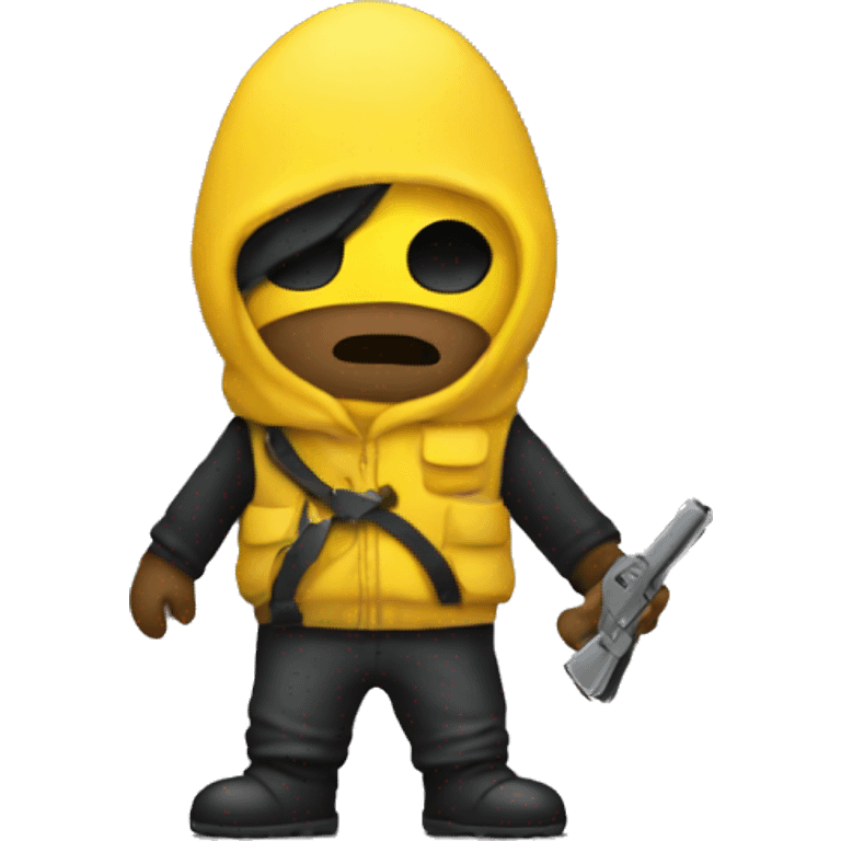 Yellow Robber Emoji emoji