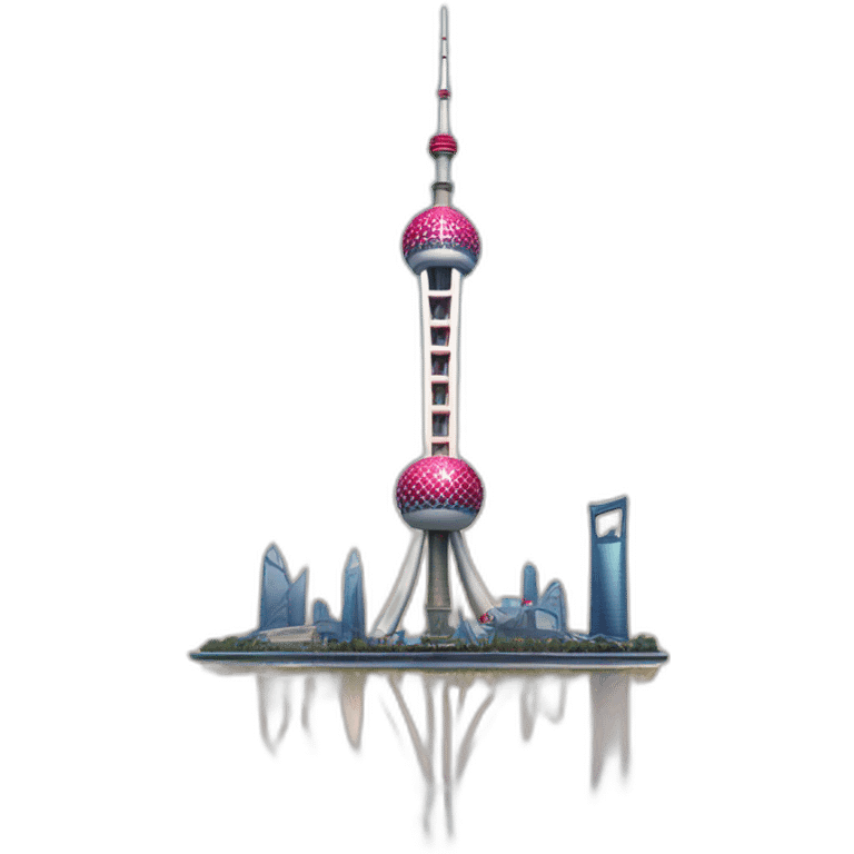 Shanghai-oriental pearl tower emoji