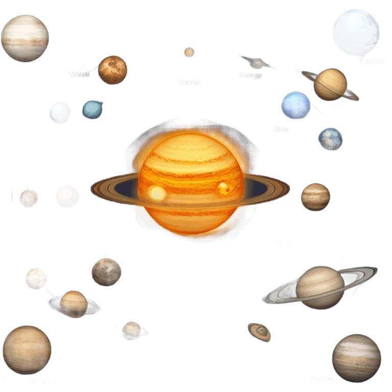 Solar system  emoji