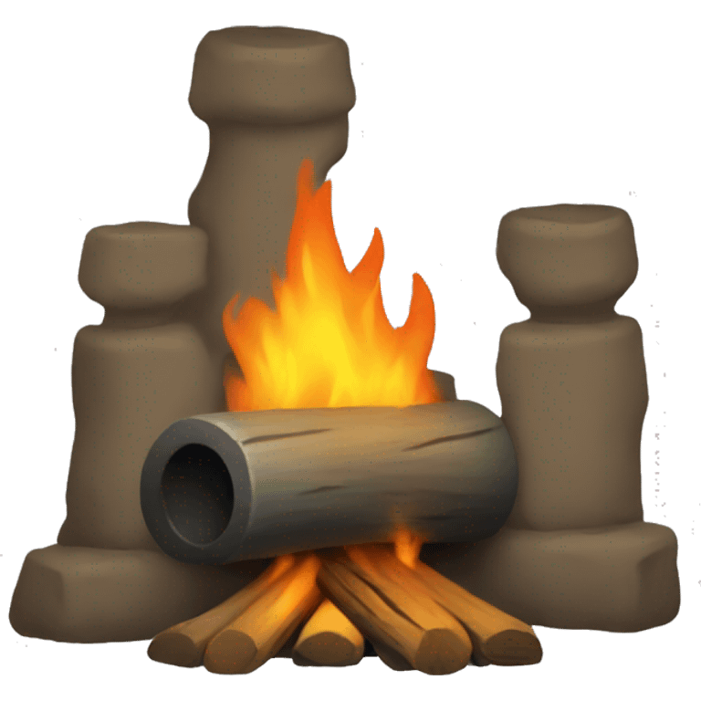 camp fireplace emoji