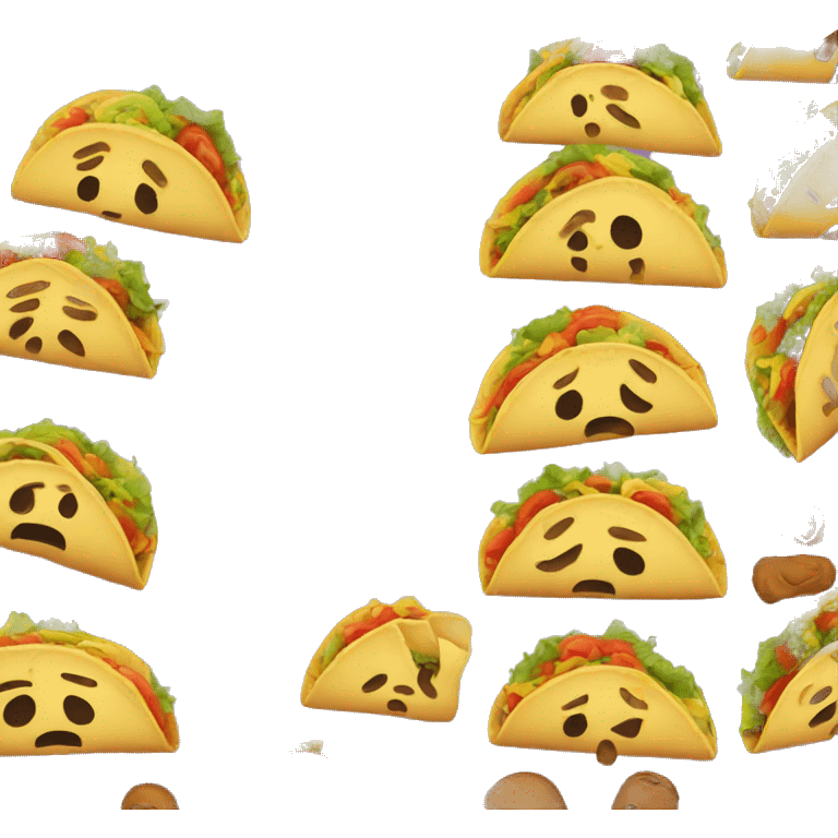 crying taco emoji