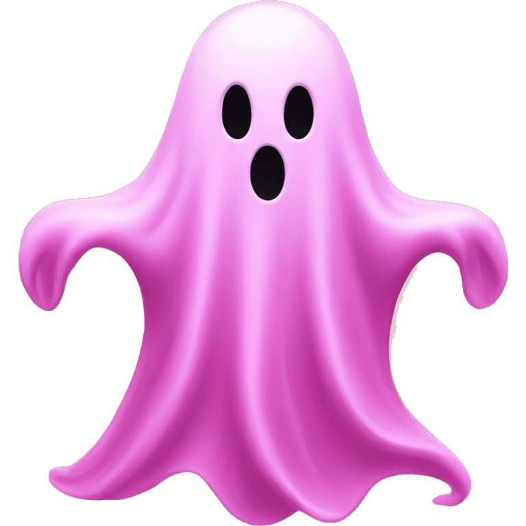 pink ghost emoji