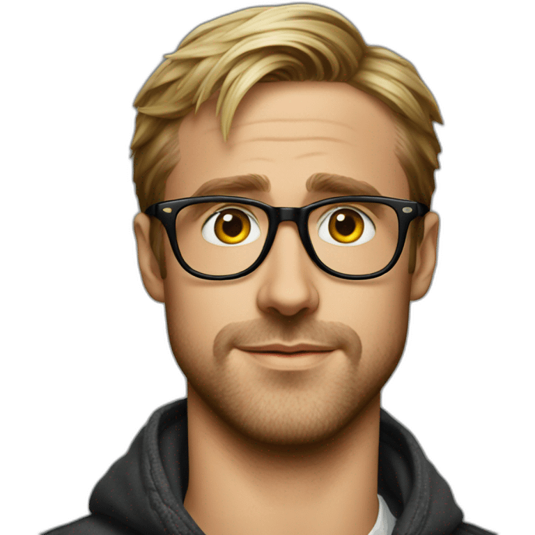 ryan gosling in glasses emoji