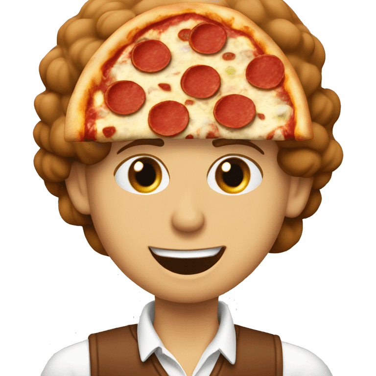 jewish eatting pepperoni pizza emoji