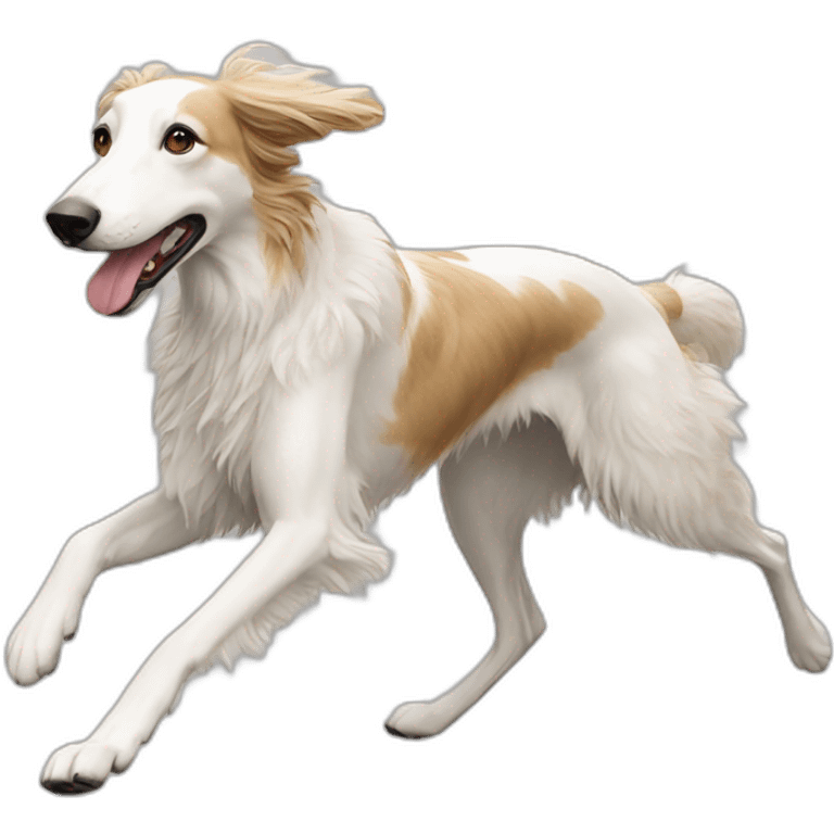 running borzoi emoji