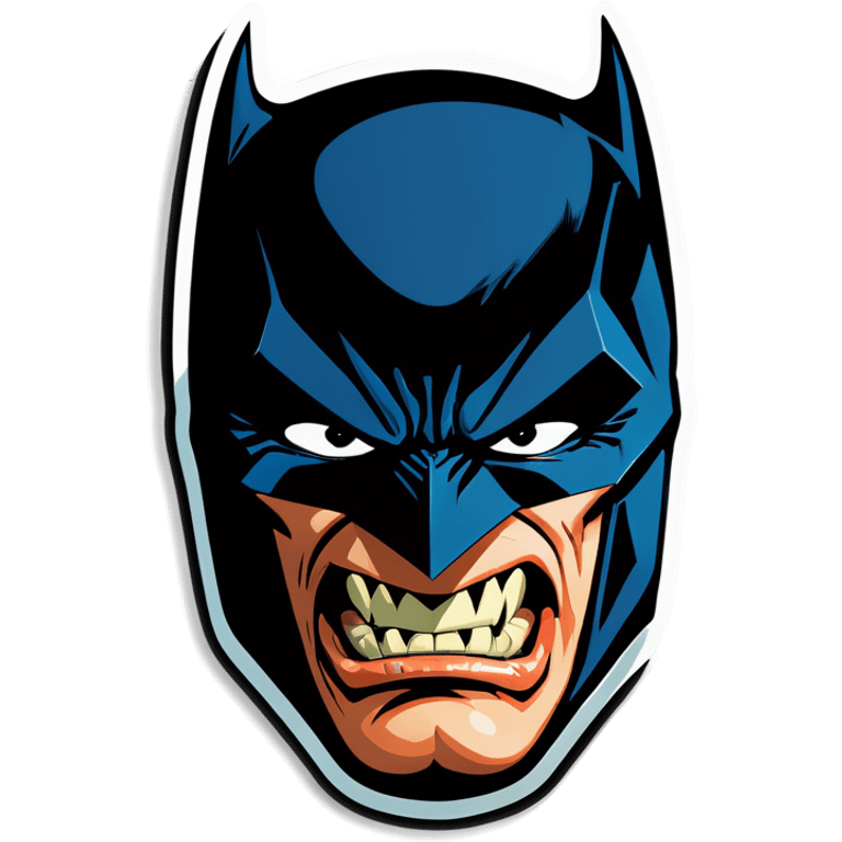 Batman angry emoji