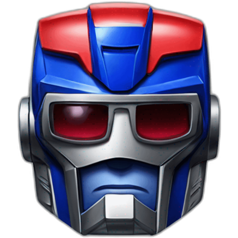 Optimus prime with sunglasses emoji