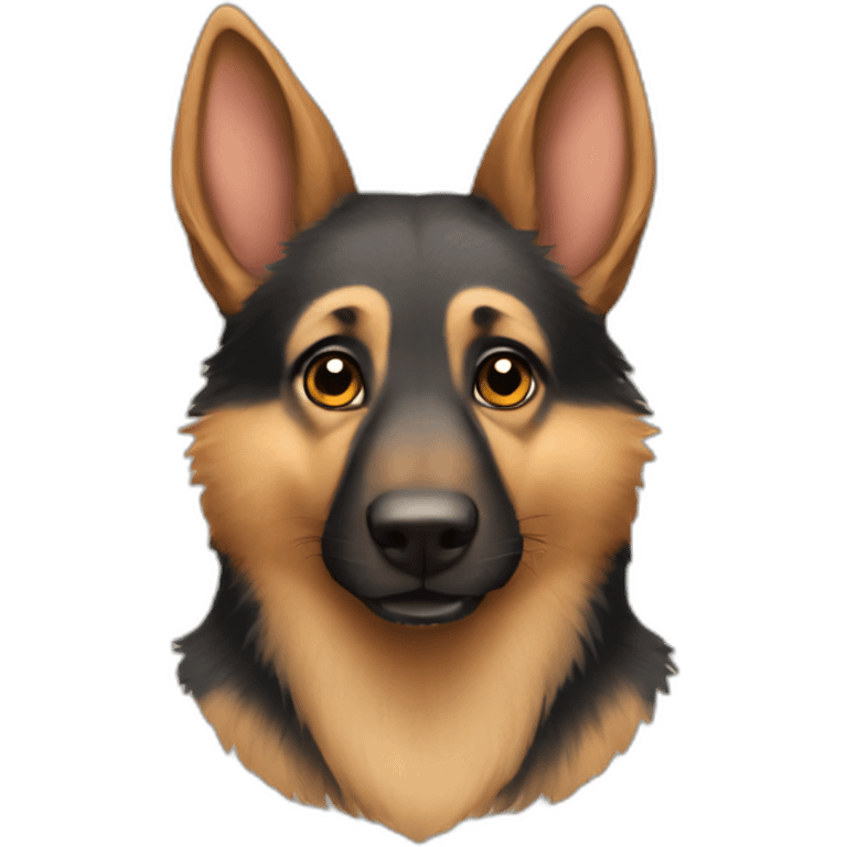 Squirrel and German shepherd emoji