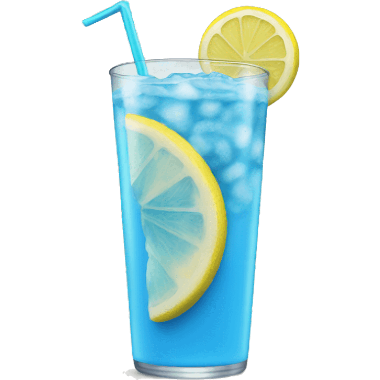 blue electric lemonade emoji