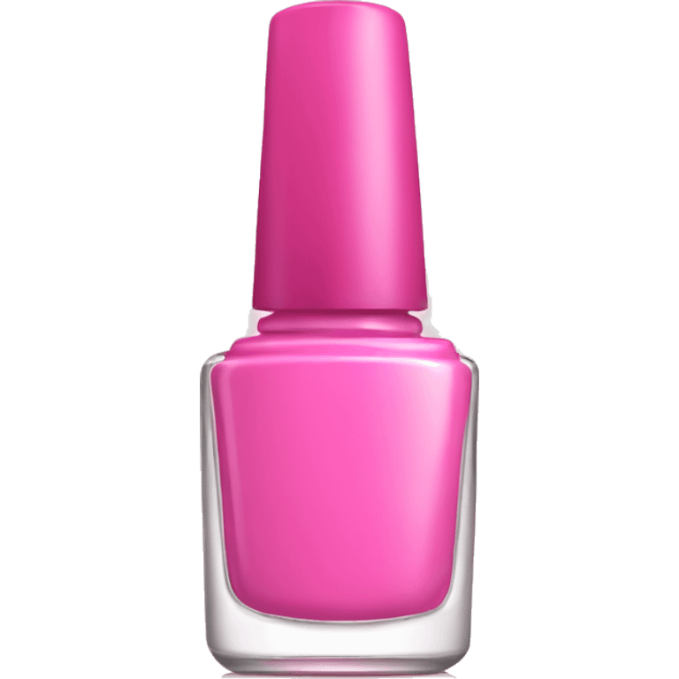 Pink nail polish bottle emoji