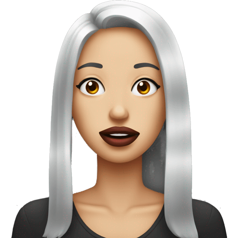 Labios mordidos  emoji