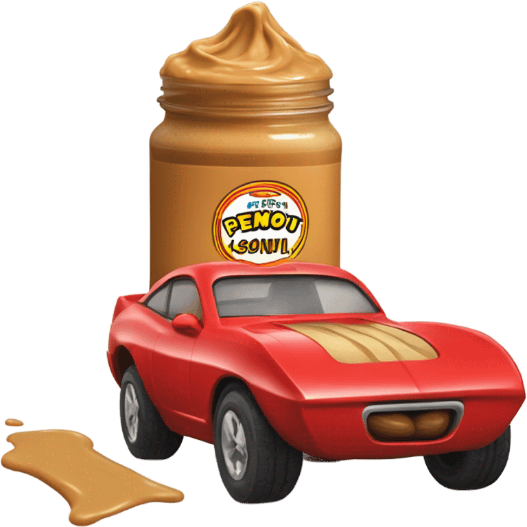 Exploding peanut butter red chase ￼ emoji