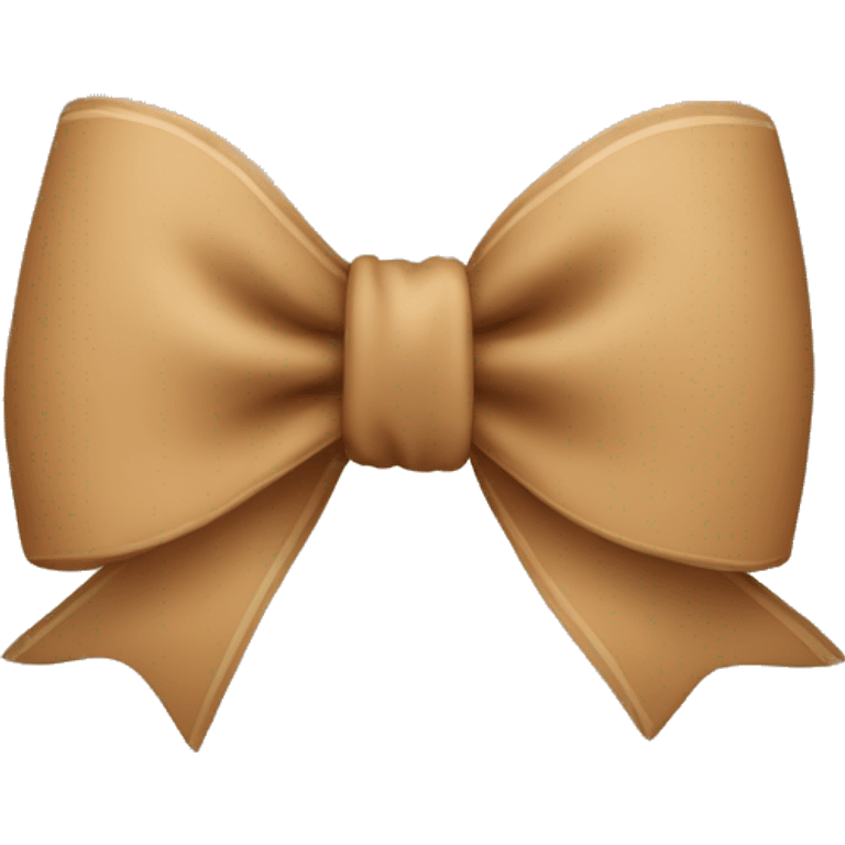 Light brown bow emoji