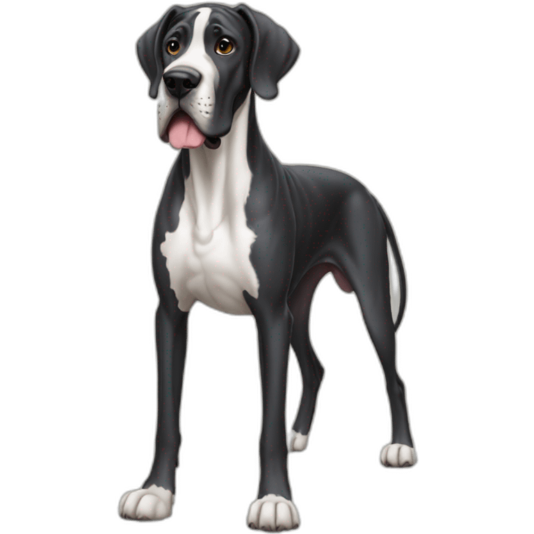 Dog great dane full-height emoji