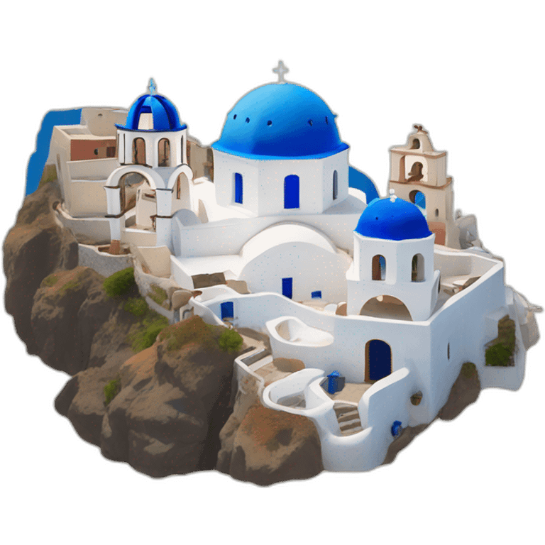 Santorini emoji