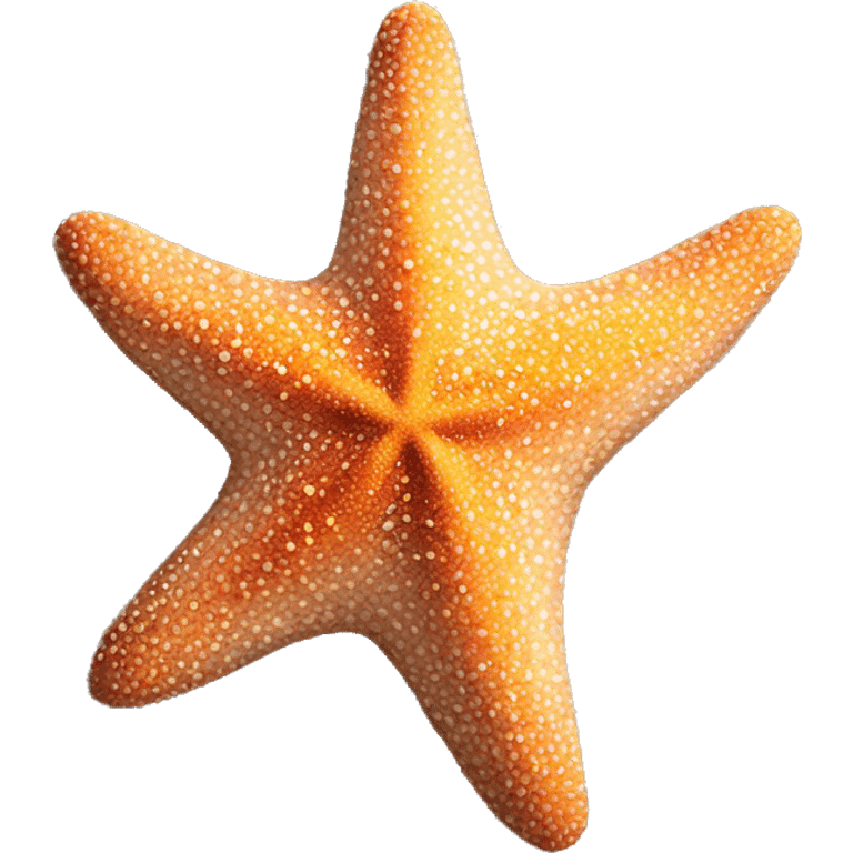 Starfish on the beach  emoji