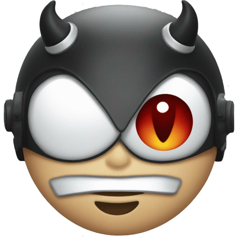 devil with Skid Lid emoji