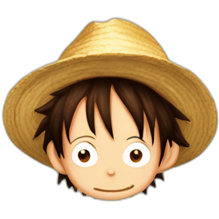 Monkey.d.luffy fait coucou de la main emoji