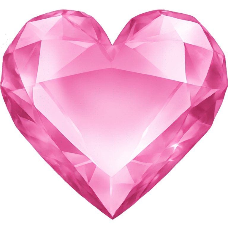 Diamond pink heart emoji