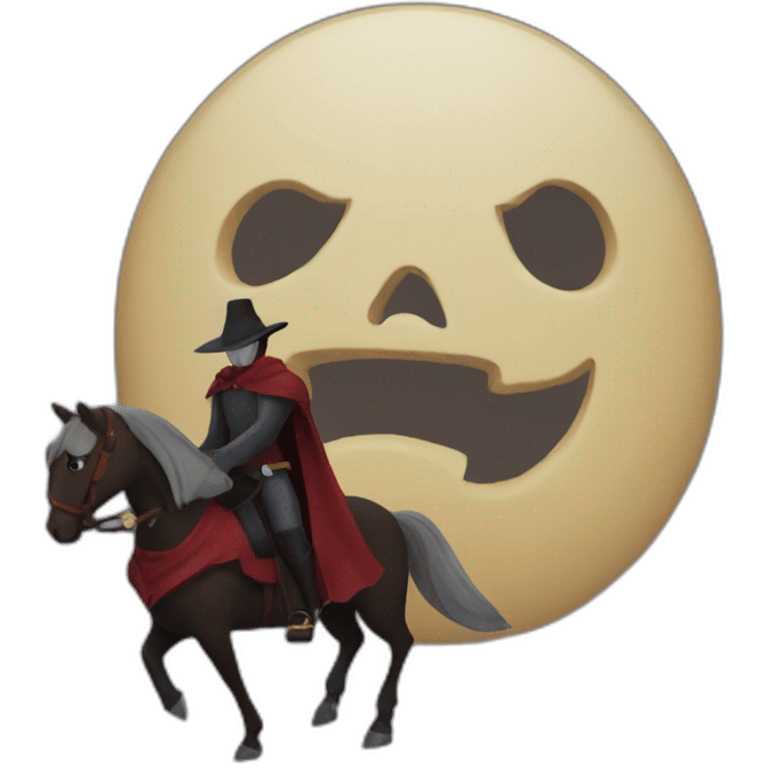 Headless horseman emoji