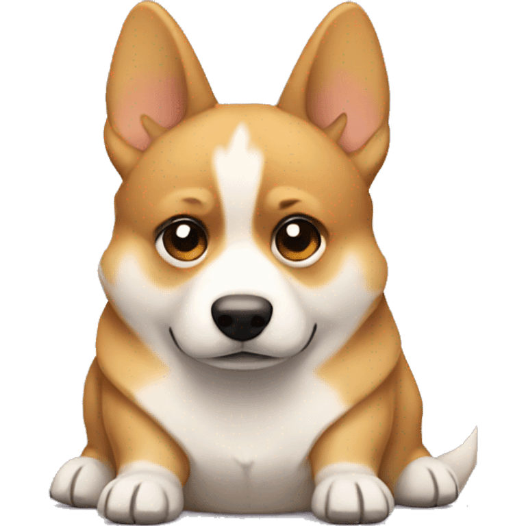 SAD CORG emoji