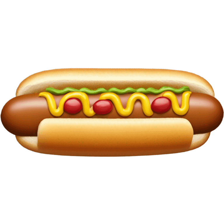 Hot dog car emoji