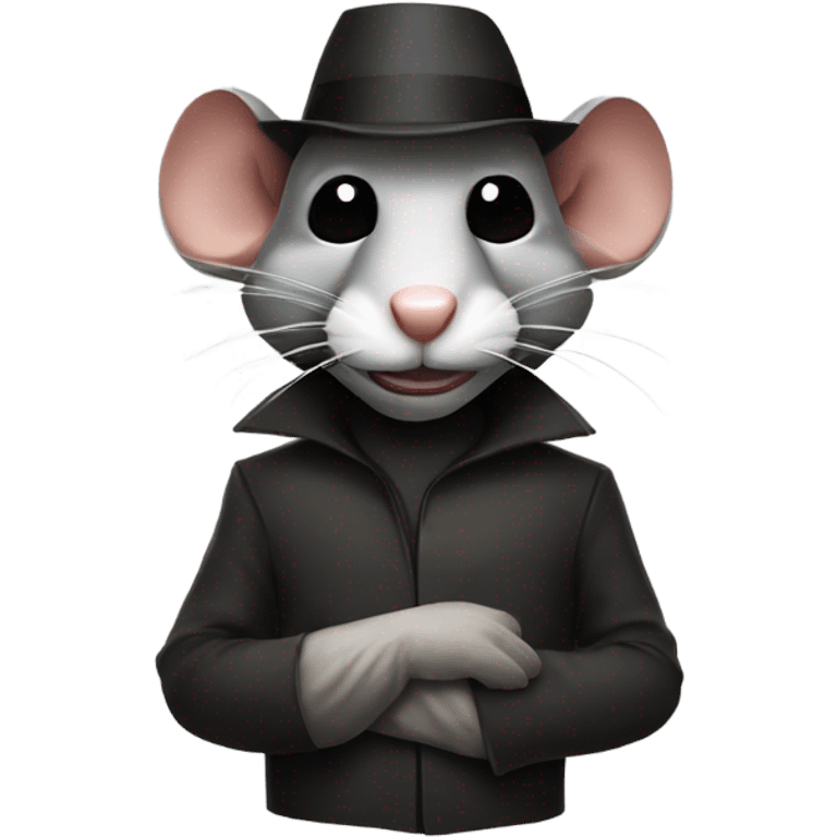 Rat in a Guy fawkes anonymous mask  emoji