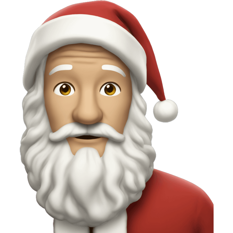 Pedro Pascal as Santa Claus  emoji