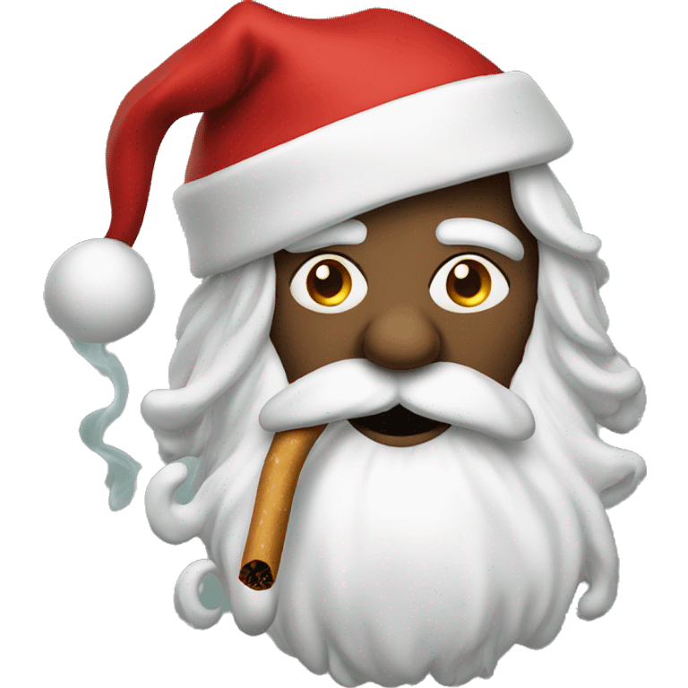 Santa Smokin emoji