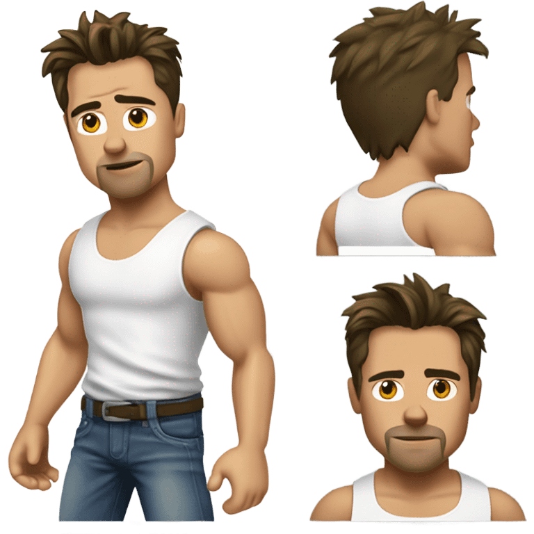 Brad Pitt from fight club emoji