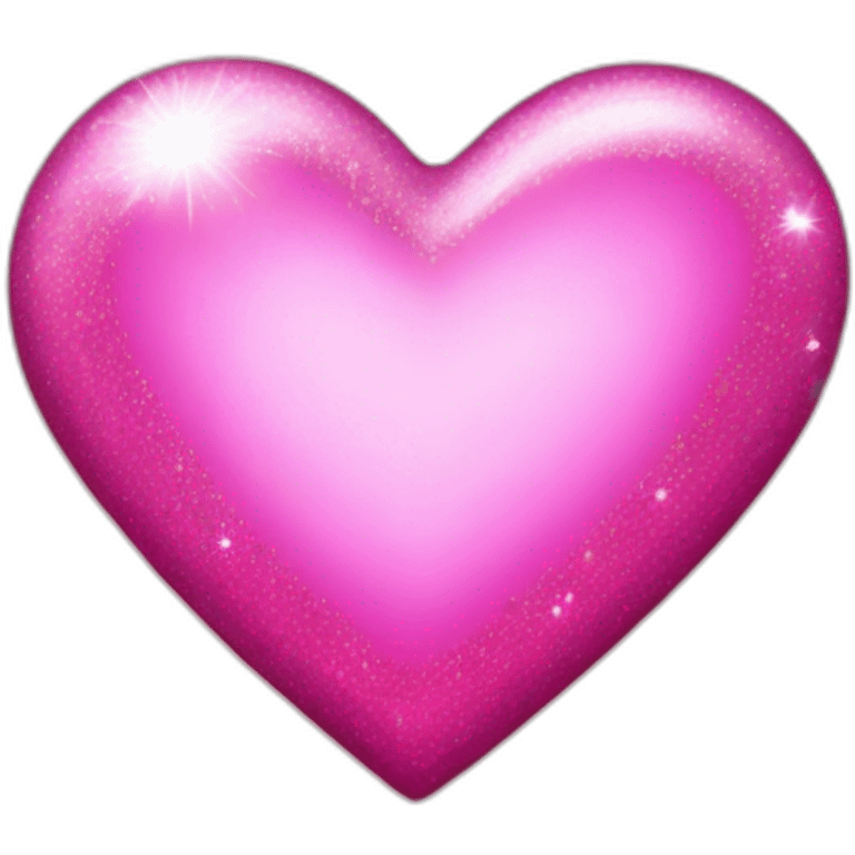 pink sparkle heart emoji