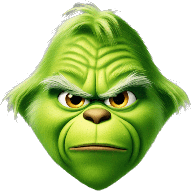 The grinch Christmas  emoji