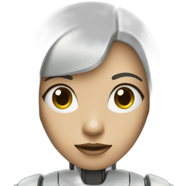 android woman robot emoji