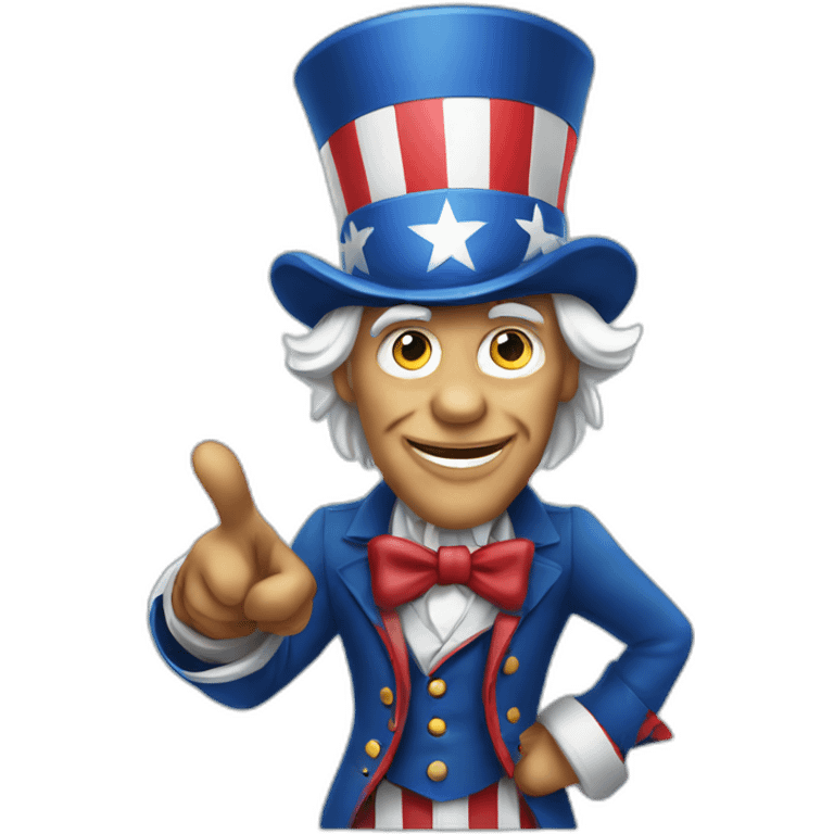 uncle sam pointing forward emoji