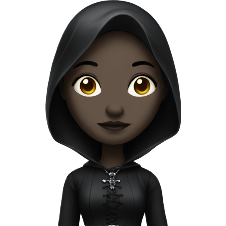 Gothic woman standing emoji