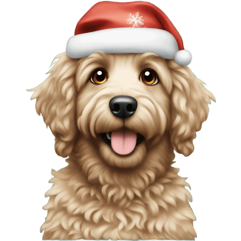 Aussie doodle Christmas emoji