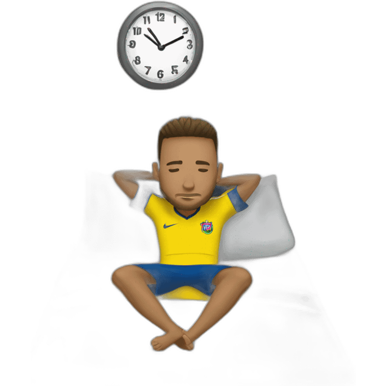 Neymar en train de dormir emoji