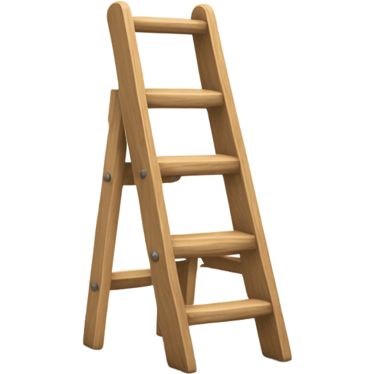 small wooden step ladder emoji