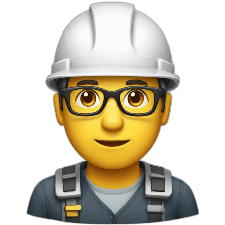 engineer with glasses emoji