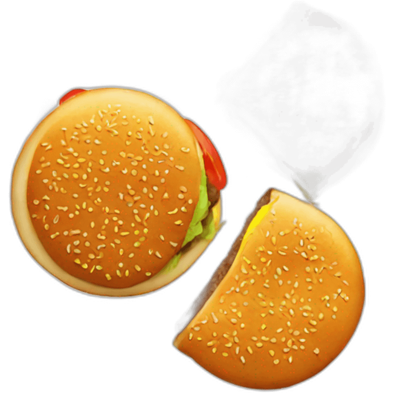 burger top emoji