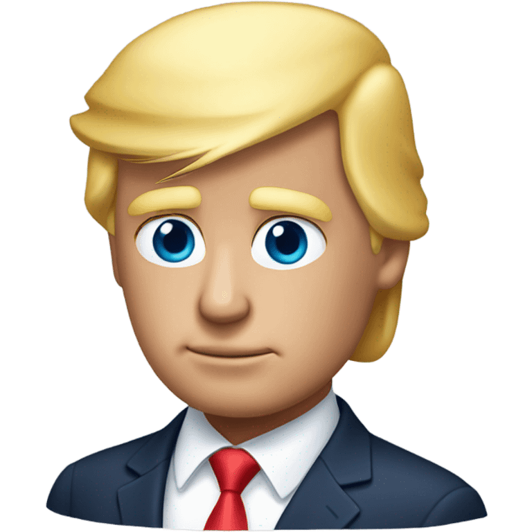 Donald trumps face emoji