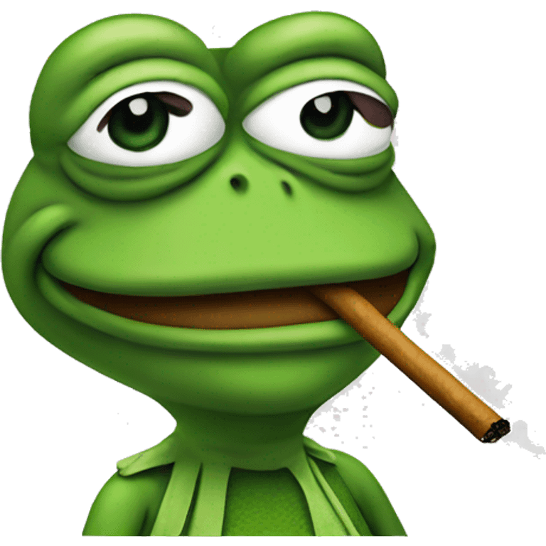 pepe the frog smoke emoji