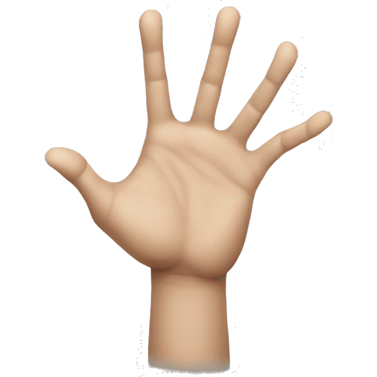 Gojo satorus hand during his domain expansion emoji