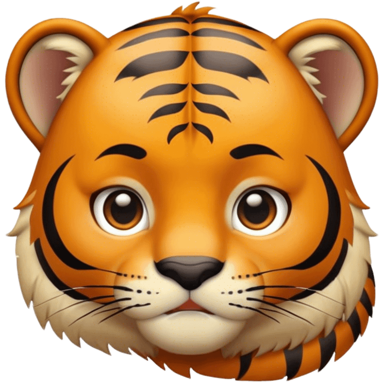 A Tiger and one boy  emoji