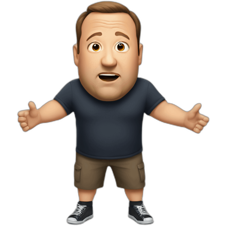 kevin james shrug emoji